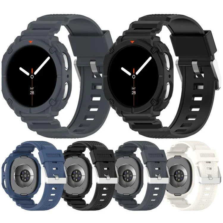 Dây đồng hồ TPU liền vỏ màu trơn, Dành cho Samsung Galaxy Watch8 44mm, Dành cho Samsung Galaxy Watch8 40mm
