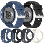 Dây đồng hồ TPU liền vỏ màu trơn, Dành cho Samsung Galaxy Watch8 44mm, Dành cho Samsung Galaxy Watch8 40mm