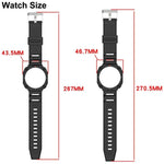 Dây đồng hồ TPU liền vỏ màu trơn, Dành cho Samsung Galaxy Watch8 44mm, Dành cho Samsung Galaxy Watch8 40mm