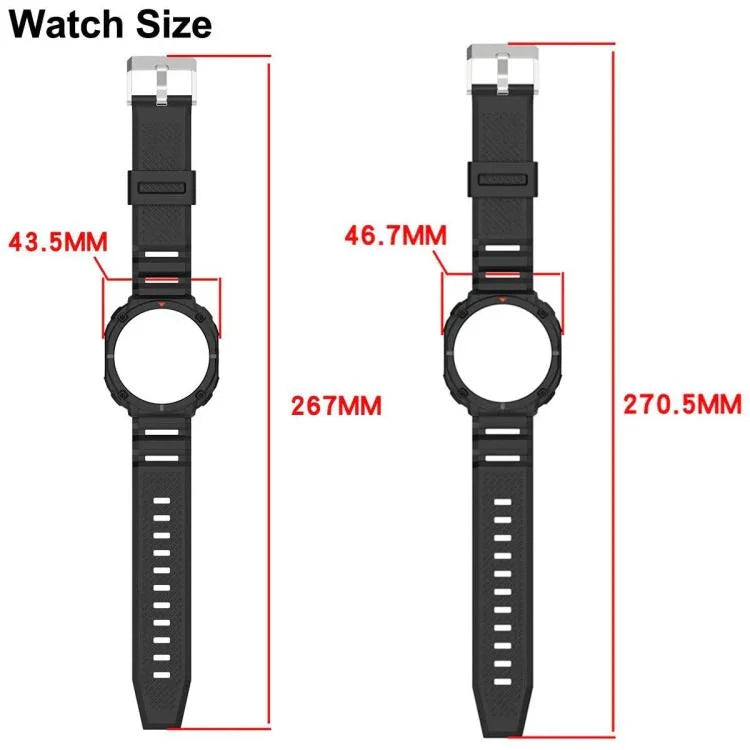 Dây đồng hồ TPU liền vỏ màu trơn, Dành cho Samsung Galaxy Watch8 44mm, Dành cho Samsung Galaxy Watch8 40mm