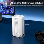 WAVLINK WL-WNF100X3NR-B Bộ định tuyến 5G WiFi 6 phiên bản châu Âu có khe cắm Nano SIM, phích cắm EU, phích cắm UK