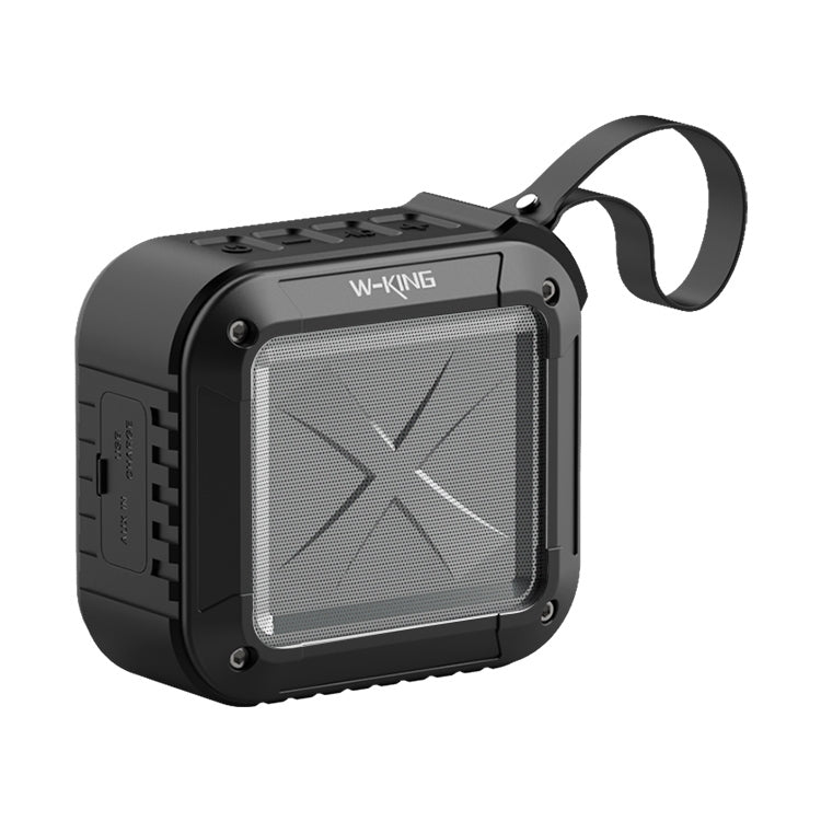 Loa không dây chống nước W-KING S7 Mini với TF/FM/AUX/NFC Bluetooth Loa xe đạp, đen, cam, xanh dương, xanh quân đội