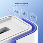 Bộ sạc tường USB ENKAY 10W 5V 2A, phích cắm EU, phích cắm Mỹ