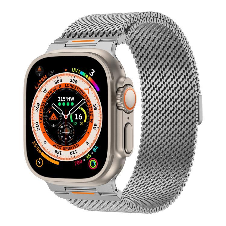 Dây đồng hồ Milan lưới thô từ tính Vitality, dành cho Apple Watch 42 / 44 / 45 / 46 / 49mm
