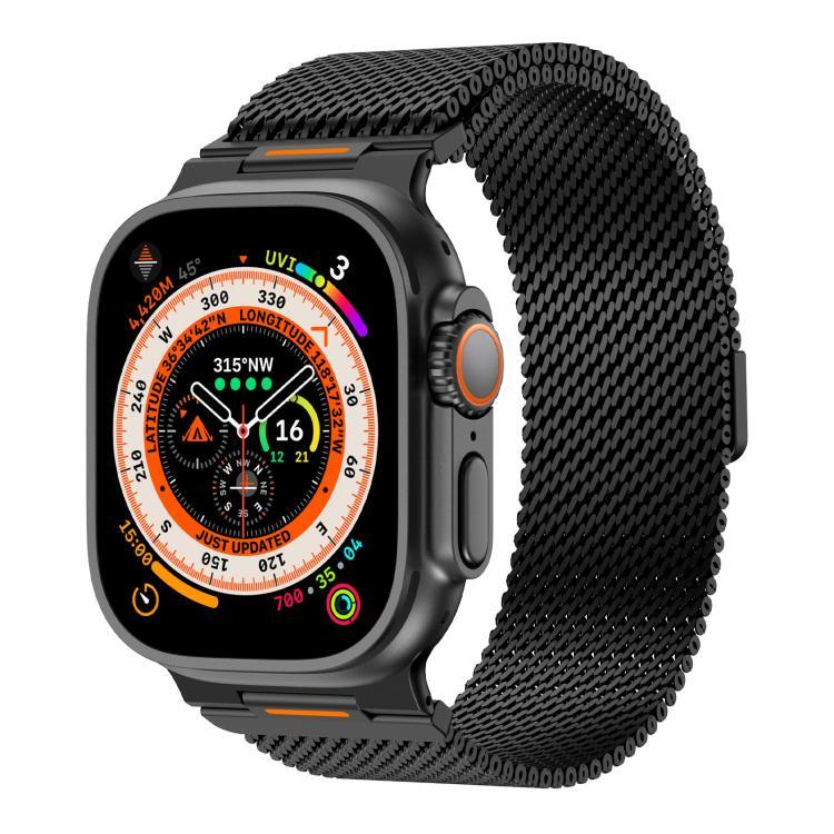 Dây đồng hồ Milan lưới thô từ tính Vitality, dành cho Apple Watch 42 / 44 / 45 / 46 / 49mm