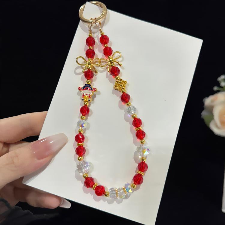 Dây chuyền pha lê nước may mắn Fortune Crystal, đỏ, xanh lá