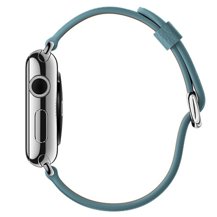 Dây đeo cổ tay da nút cổ điển cho Apple Watch Series 3 & 2 & 1 38mm