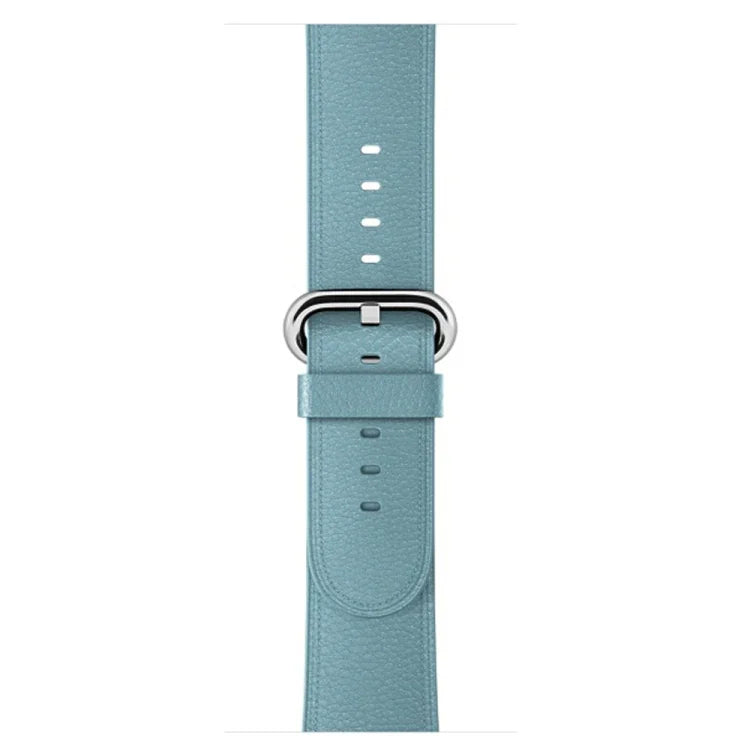 Dây đeo cổ tay da nút cổ điển cho Apple Watch Series 3 & 2 & 1 38mm