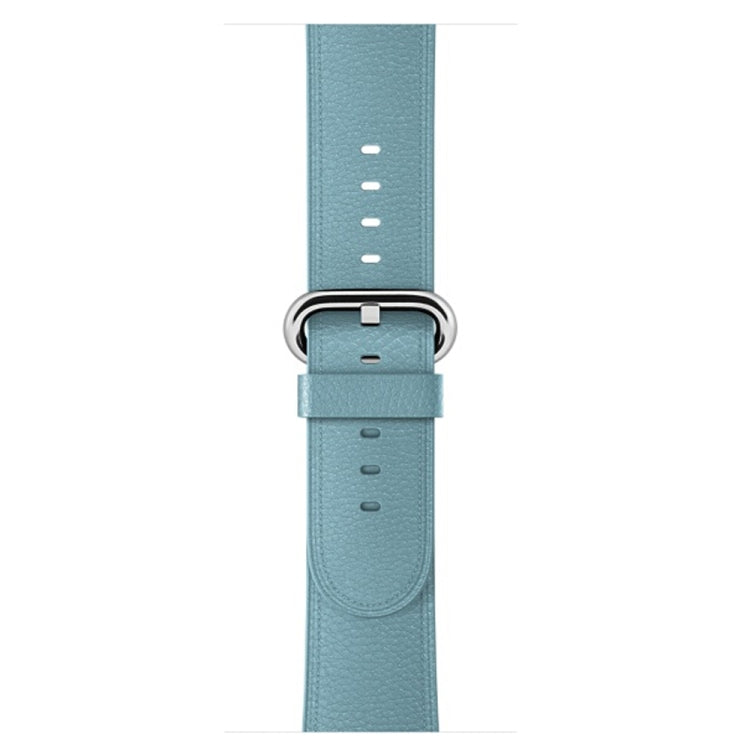 Dây đeo cổ tay da nút cổ điển cho Apple Watch Series 3 & 2 & 1 38mm