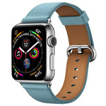 Dây đeo cổ tay da nút cổ điển cho Apple Watch Series 3 & 2 & 1 38mm