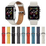 Dây đeo cổ tay da nút cổ điển cho Apple Watch Series 3 & 2 & 1 38mm