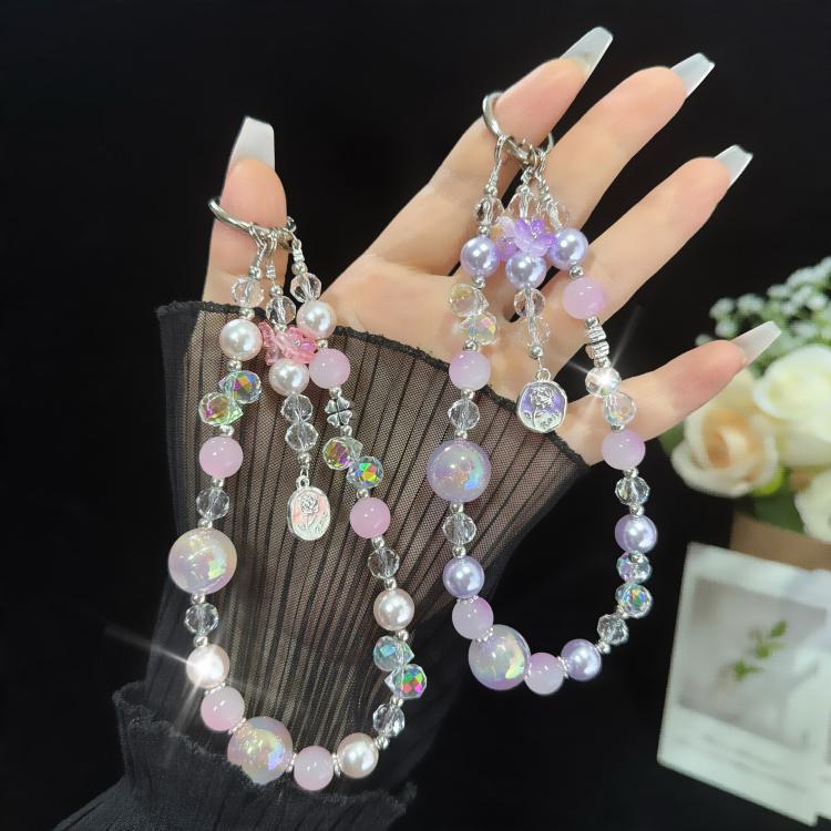 Vòng tay ngọc trai vàng hồng Stellar, Tím, Hồng