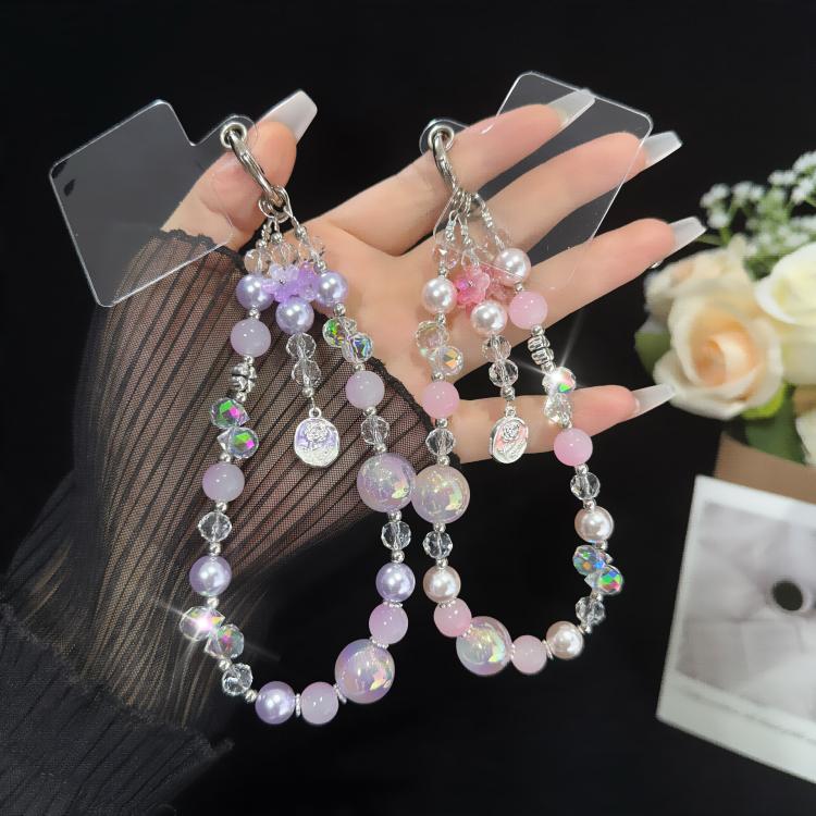 Vòng tay ngọc trai vàng hồng Stellar, Tím, Hồng