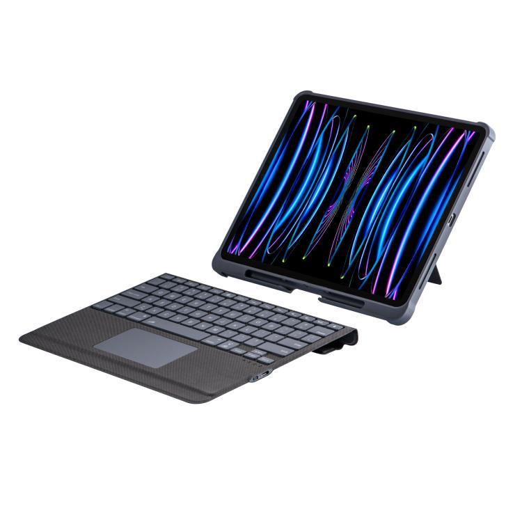 Bao da bảo vệ có túi khí bốn góc, bàn phím Bluetooth đèn nền tách rời từ tính, cho iPad Air 13 2025 / 2024 / Pro 12.9
