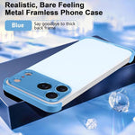 Ốp lưng điện thoại siêu mỏng không viền hợp kim titan chống sốc bốn góc, dành cho iPhone 17 Pro Max, dành cho iPhone 17 Pro, dành cho iPhone 17, dành cho iPhone Air