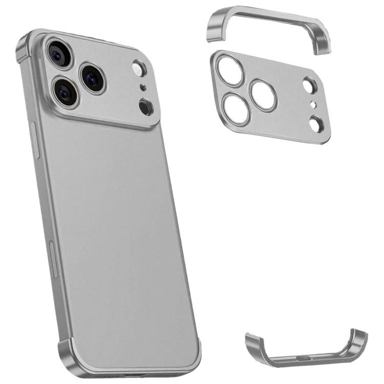 Ốp lưng điện thoại siêu mỏng không viền hợp kim titan chống sốc bốn góc, dành cho iPhone 17 Pro Max, dành cho iPhone 17 Pro, dành cho iPhone 17, dành cho iPhone Air