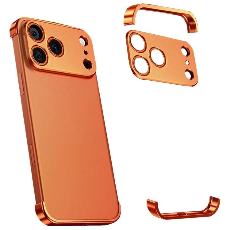 Ốp lưng điện thoại siêu mỏng không viền hợp kim titan chống sốc bốn góc, dành cho iPhone 17 Pro Max, dành cho iPhone 17 Pro, dành cho iPhone 17, dành cho iPhone Air