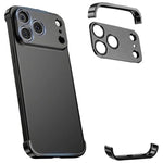 Ốp lưng điện thoại siêu mỏng không viền hợp kim titan chống sốc bốn góc, dành cho iPhone 17 Pro Max, dành cho iPhone 17 Pro, dành cho iPhone 17, dành cho iPhone Air
