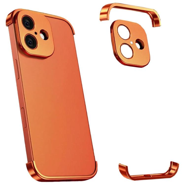 Ốp lưng điện thoại siêu mỏng không viền hợp kim titan chống sốc bốn góc, dành cho iPhone 17 Pro Max, dành cho iPhone 17 Pro, dành cho iPhone 17, dành cho iPhone Air