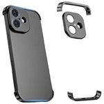 Ốp lưng điện thoại siêu mỏng không viền hợp kim titan chống sốc bốn góc, dành cho iPhone 17 Pro Max, dành cho iPhone 17 Pro, dành cho iPhone 17, dành cho iPhone Air
