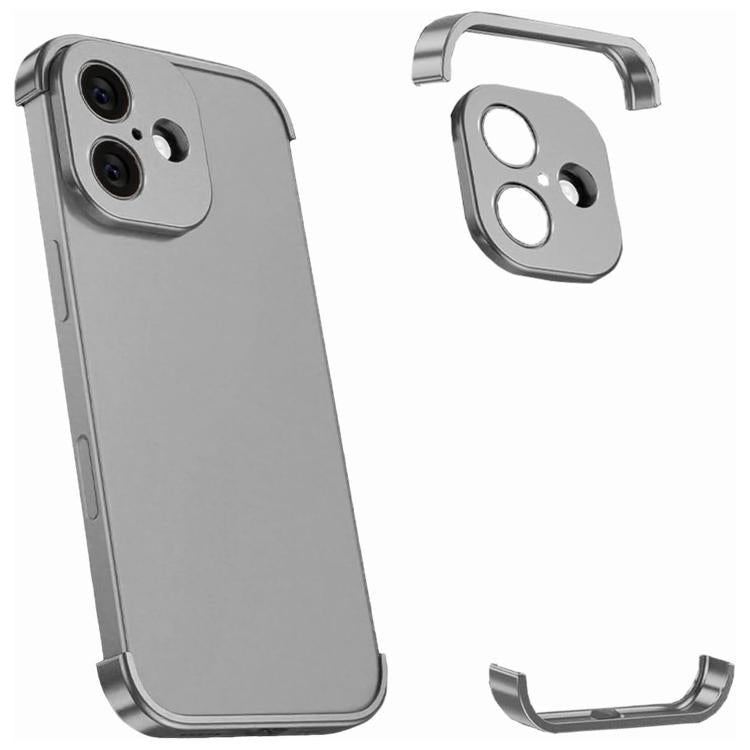 Ốp lưng điện thoại siêu mỏng không viền hợp kim titan chống sốc bốn góc, dành cho iPhone 17 Pro Max, dành cho iPhone 17 Pro, dành cho iPhone 17, dành cho iPhone Air