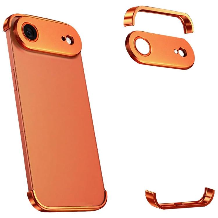 Ốp lưng điện thoại siêu mỏng không viền hợp kim titan chống sốc bốn góc, dành cho iPhone 17 Pro Max, dành cho iPhone 17 Pro, dành cho iPhone 17, dành cho iPhone Air