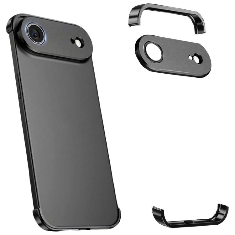 Ốp lưng điện thoại siêu mỏng không viền hợp kim titan chống sốc bốn góc, dành cho iPhone 17 Pro Max, dành cho iPhone 17 Pro, dành cho iPhone 17, dành cho iPhone Air