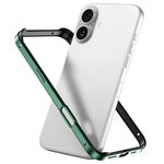 Ốp khung điện thoại silicone kết hợp kim loại chống sốc bốn góc có làm mát, dành cho iPhone 17 Pro Max, dành cho iPhone 17 Pro, dành cho iPhone 17, dành cho iPhone Air