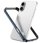 Ốp khung điện thoại silicone kết hợp kim loại chống sốc bốn góc có làm mát, dành cho iPhone 17 Pro Max, dành cho iPhone 17 Pro, dành cho iPhone 17, dành cho iPhone Air