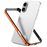 Ốp khung điện thoại silicone kết hợp kim loại chống sốc bốn góc có làm mát, dành cho iPhone 17 Pro Max, dành cho iPhone 17 Pro, dành cho iPhone 17, dành cho iPhone Air