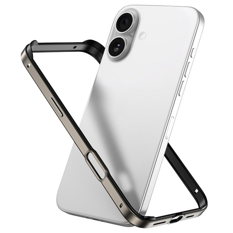 Ốp khung điện thoại silicone kết hợp kim loại chống sốc bốn góc có làm mát, dành cho iPhone 17 Pro Max, dành cho iPhone 17 Pro, dành cho iPhone 17, dành cho iPhone Air