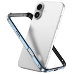 Ốp khung điện thoại silicone kết hợp kim loại chống sốc bốn góc có làm mát, dành cho iPhone 17 Pro Max, dành cho iPhone 17 Pro, dành cho iPhone 17, dành cho iPhone Air