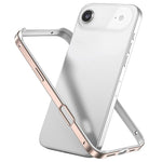 Ốp khung điện thoại silicone kết hợp kim loại chống sốc bốn góc có làm mát, dành cho iPhone 17 Pro Max, dành cho iPhone 17 Pro, dành cho iPhone 17, dành cho iPhone Air