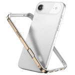 Ốp khung điện thoại silicone kết hợp kim loại chống sốc bốn góc có làm mát, dành cho iPhone 17 Pro Max, dành cho iPhone 17 Pro, dành cho iPhone 17, dành cho iPhone Air