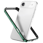 Ốp khung điện thoại silicone kết hợp kim loại chống sốc bốn góc có làm mát, dành cho iPhone 17 Pro Max, dành cho iPhone 17 Pro, dành cho iPhone 17, dành cho iPhone Air