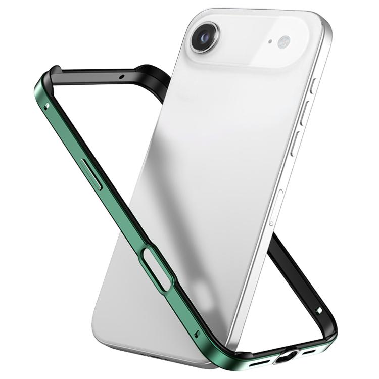 Ốp khung điện thoại silicone kết hợp kim loại chống sốc bốn góc có làm mát, dành cho iPhone 17 Pro Max, dành cho iPhone 17 Pro, dành cho iPhone 17, dành cho iPhone Air