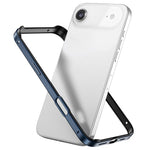 Ốp khung điện thoại silicone kết hợp kim loại chống sốc bốn góc có làm mát, dành cho iPhone 17 Pro Max, dành cho iPhone 17 Pro, dành cho iPhone 17, dành cho iPhone Air