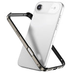 Ốp khung điện thoại silicone kết hợp kim loại chống sốc bốn góc có làm mát, dành cho iPhone 17 Pro Max, dành cho iPhone 17 Pro, dành cho iPhone 17, dành cho iPhone Air