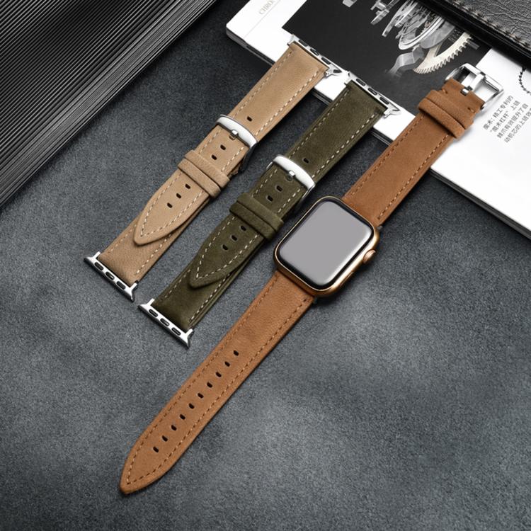 Dây đồng hồ da thật lộn hai mặt, Dành cho Apple Watch 46mm / 49mm / 45mm / 44mm, Dành cho Apple Watch 42mm / 41mm / 40mm / 38mm