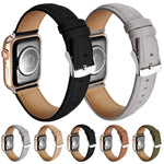 Dây đồng hồ da thật lộn hai mặt, Dành cho Apple Watch 46mm / 49mm / 45mm / 44mm, Dành cho Apple Watch 42mm / 41mm / 40mm / 38mm