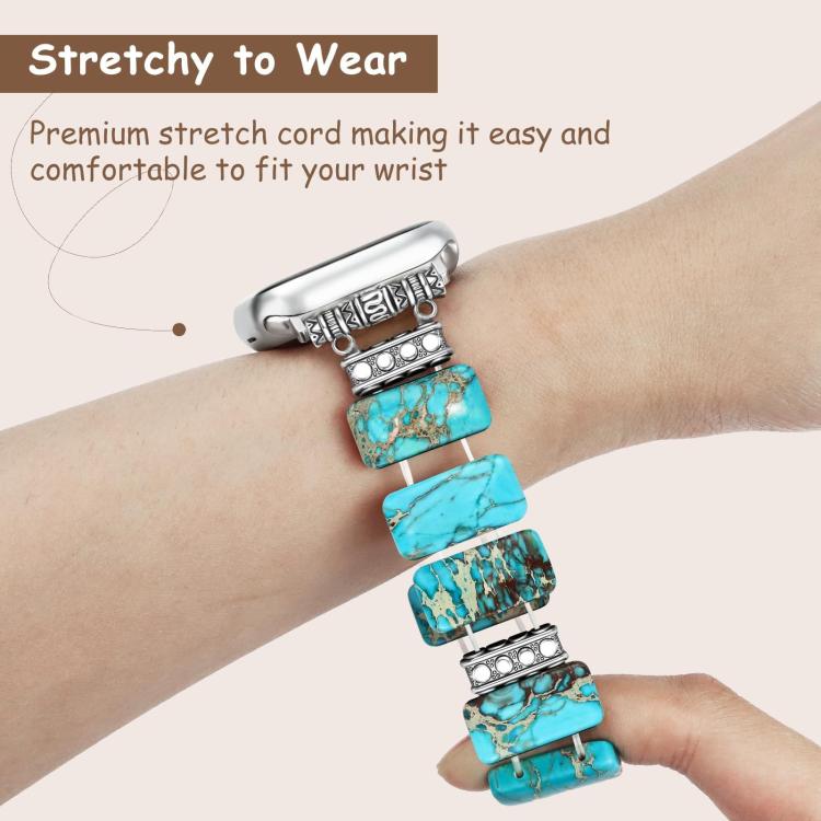 Dây đồng hồ vòng tay gốm đá hoàng gia, Dành cho Apple Watch 46mm / 49mm / 45mm / 44mm, Dành cho Apple Watch 42mm / 41mm / 40mm / 38mm