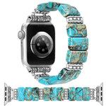 Dây đồng hồ vòng tay gốm đá hoàng gia, Dành cho Apple Watch 46mm / 49mm / 45mm / 44mm, Dành cho Apple Watch 42mm / 41mm / 40mm / 38mm