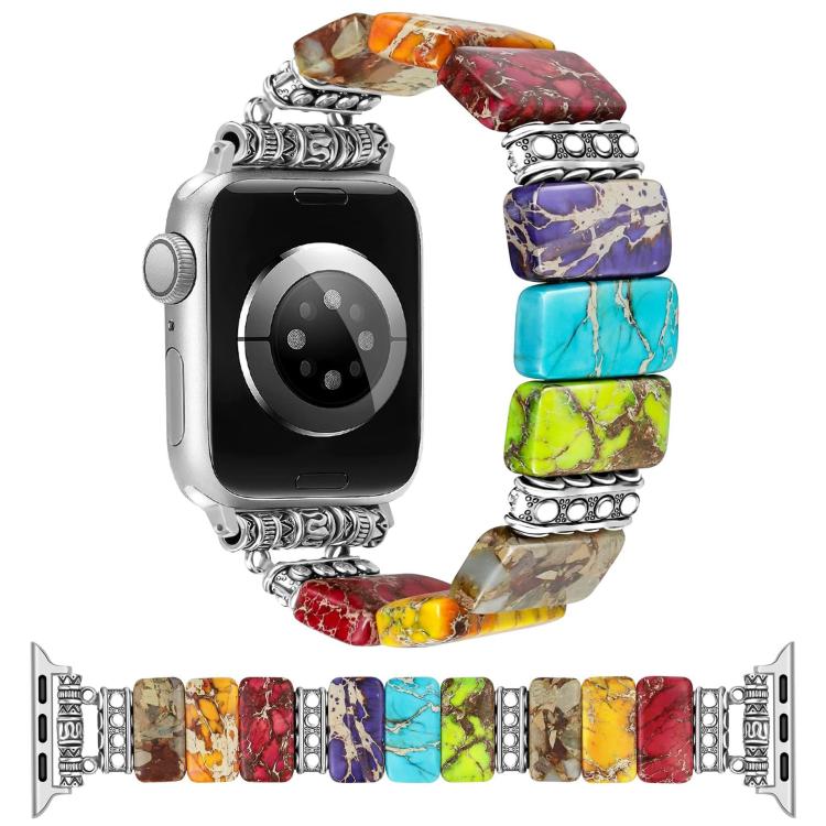 Dây đồng hồ vòng tay gốm đá hoàng gia, Dành cho Apple Watch 46mm / 49mm / 45mm / 44mm, Dành cho Apple Watch 42mm / 41mm / 40mm / 38mm