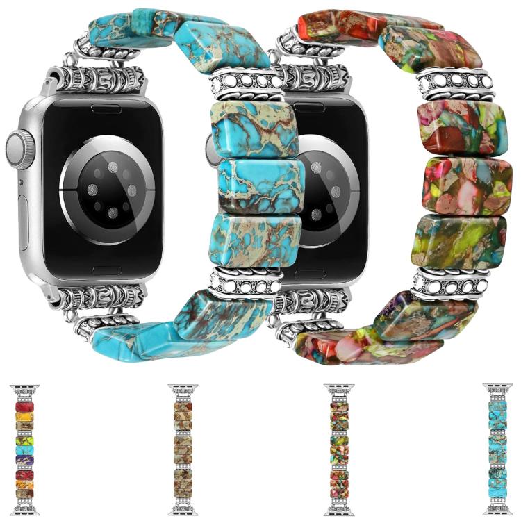 Dây đồng hồ vòng tay gốm đá hoàng gia, Dành cho Apple Watch 46mm / 49mm / 45mm / 44mm, Dành cho Apple Watch 42mm / 41mm / 40mm / 38mm