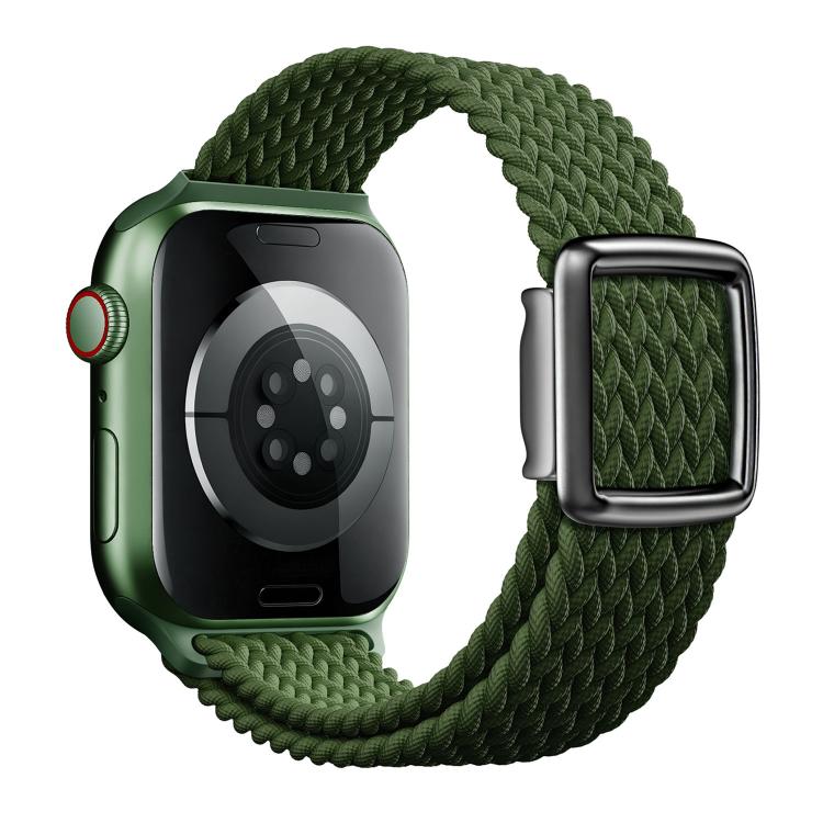 Dây đồng hồ nylon dệt khóa nam châm kiểu hiện đại, cho Apple Watch 46mm / 49mm / 45mm / 44mm, cho Apple Watch 42mm / 41mm / 40mm / 38mm
