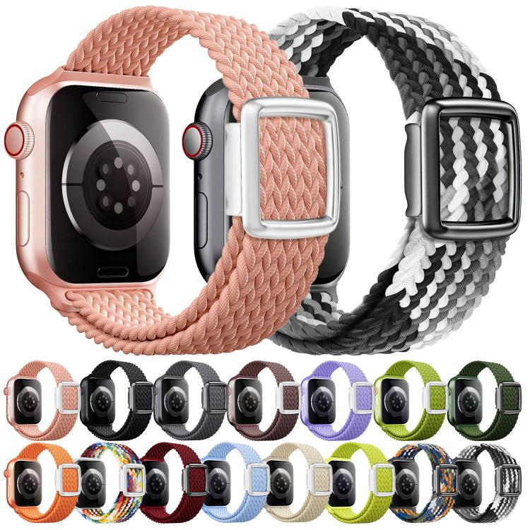 Dây đồng hồ nylon dệt khóa nam châm kiểu hiện đại, cho Apple Watch 46mm / 49mm / 45mm / 44mm, cho Apple Watch 42mm / 41mm / 40mm / 38mm