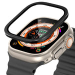 Miếng dán kính cường lực khung kim loại titanium cho Apple Watch Ultra 49mm