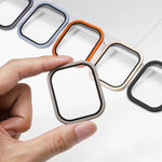 Miếng dán kính cường lực khung kim loại titanium cho Apple Watch Ultra 49mm