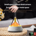 Máy tạo độ ẩm siêu âm khuếch tán tinh dầu lấp lánh với đèn tâm trạng đa sắc, đèn tâm trạng đa sắc