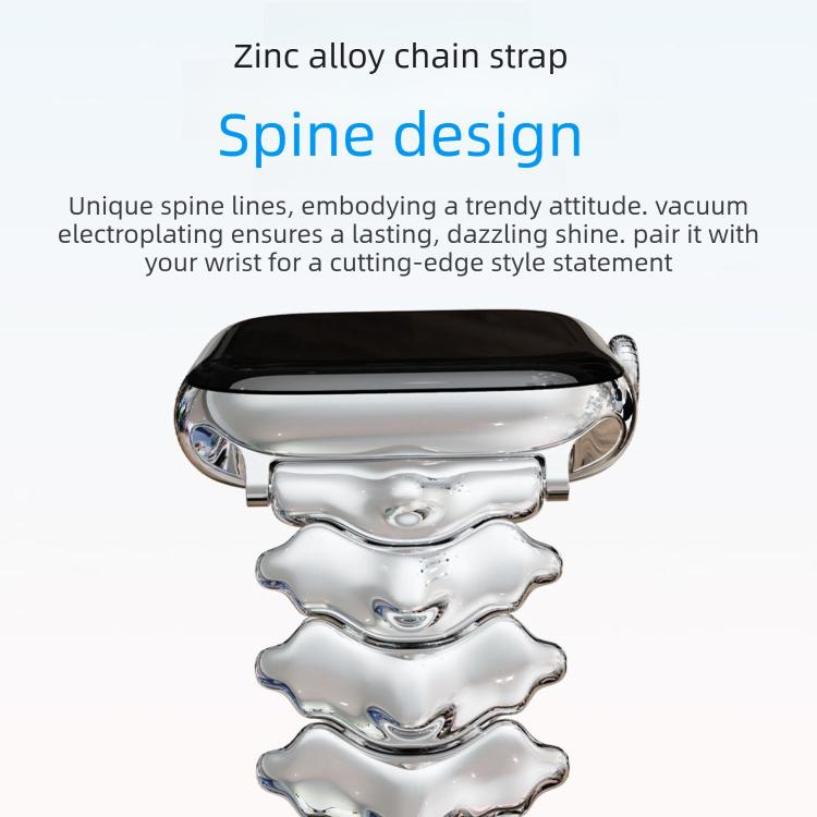 Dây đồng hồ hợp kim kẽm khóa bướm Dragon Spine, dành cho Apple Watch 46mm / 49mm / 45mm / 44mm, dành cho Apple Watch 42mm / 41mm / 40mm / 38mm